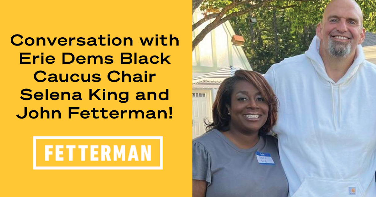 Conversation with Erie Dems Black Caucus Chair Selena King and John